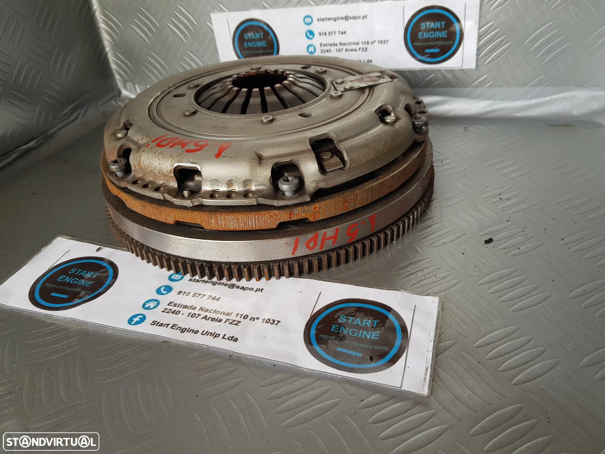 Volante Motor Bi Massa Peugeot Citroen 1.5 HDI - 8