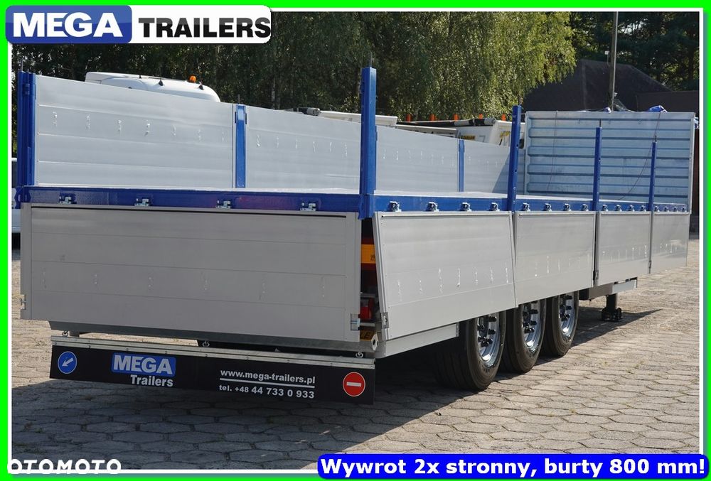 Mega 25 m³ wywrotka - platforma, 2-stronna, HARDOX 450 !!! - 14