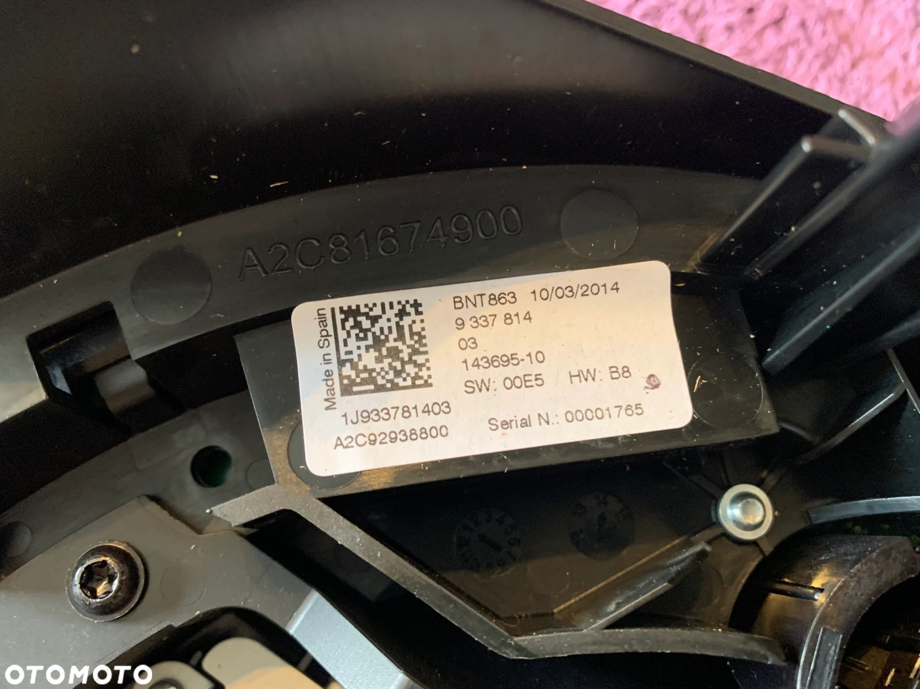 RADIO ALPINE Z RAMKĄ MEBE310C 9349734 MINI F55 F56 F57 - 9