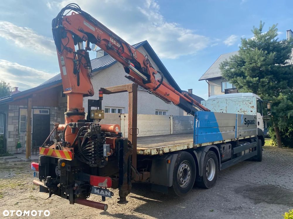 MAN TGA 26.390 / HDS TEREX ATLAS 165.2E / WYSIĘG 123m / PILOT / ROTATOR / BLOKADA MOSTU / SKRĘTNA I PODNOSZONA OŚ / IMPORT FRANCJA - 9