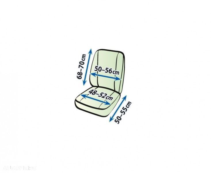 Husa scaun auto sofer Apollo DV1 L, pentru Citroen Jumpy, Fiat Scudo, Ford Transit, Mercedes Vito, Opel Vivaro, Movano, Peugeot Expert, Renault Trafic, Master, Vw Transporter T6 - 2