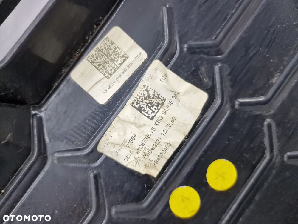 AUDI A3 8Y0 S-LINE 20- ATRAPA / GRILL PRZEDNI PRZÓD BEZ PDC , CZARNY MATOWY Z CZARNĄ RAMKĄ , NR 8Y0853651B , NR AUKCJI GL369 - 19