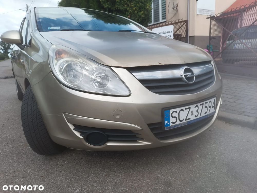 Opel Corsa D - zderzak przód przedni Z40M reflektory lampy auto na części - 1