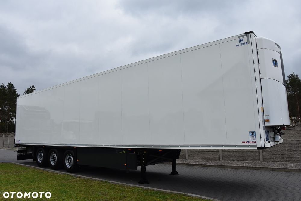 Schmitz Cargobull CHŁODNIA THERMOKING SLX / 4 RYGLE / OŚ PODNOSZONA / PALECIARA / ELEKTRYKA / DRUKARKA /  STAN IDELNY !!! - 4