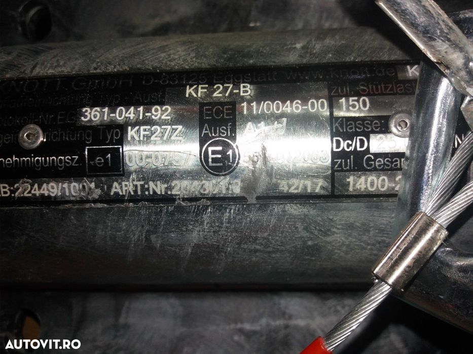 KF27 KNOTT, Dispozitiv franare 2700 kg, frana inertiala - 8