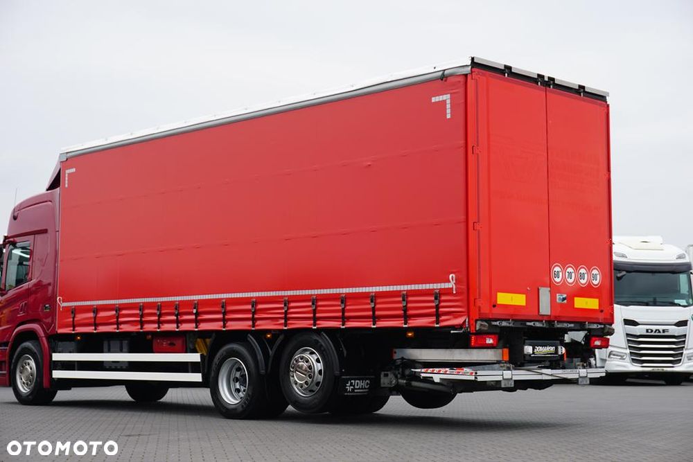 Scania P 280 / ACC / E 6 / FIRANKA + WINDA / 20 PALET / DŁ. 8,2 M / OŚ SKRĘTNA - 26