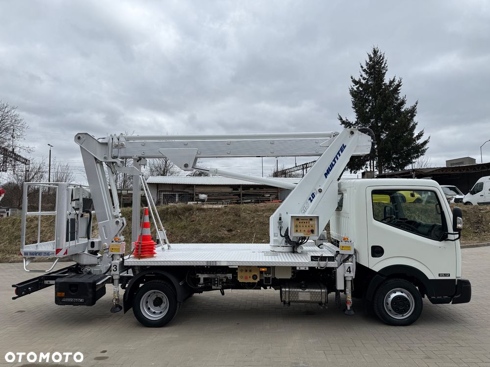 Nissan Podnośnik Koszowy Multitel MJ 201 21 Metrów 13 w Bok Tylko 960 MTH ! Kosz 225  KG! Zwyżka! Ogon  ! UDT! jak Wumag Ruthmann GSR - 4
