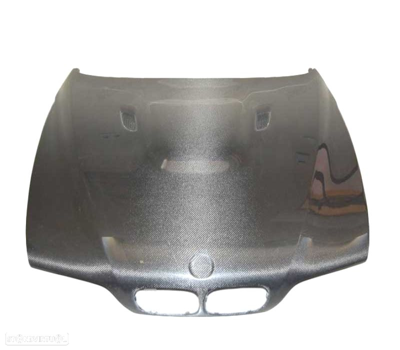 CAPÔ BMW E39 LOOK M3 E92 95-03 COM ENTRADA DE AR CARBONO - 4