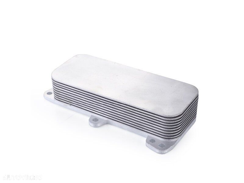 Radiator racire ulei motor, termoflot VW Touareg (7L), 01.2003-05.2010, motor 2.5 TDI, 120/128 kw, diesel, 172x70x38 mm, garnituri incluse, din aluminiu - 1