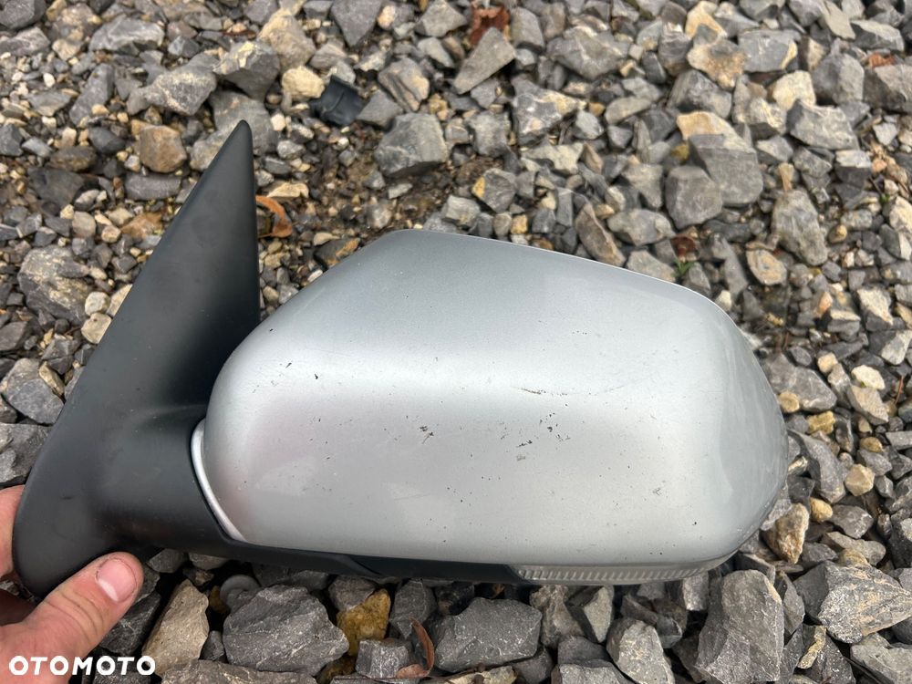 KL Lusterko Lewe Prawe Skoda Octavia II 7 PIN Eu Srebrne - 9