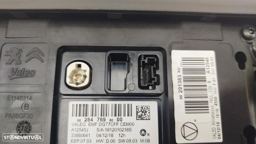 Display / ecrã de informações CITROËN C3 III (SX) - 5