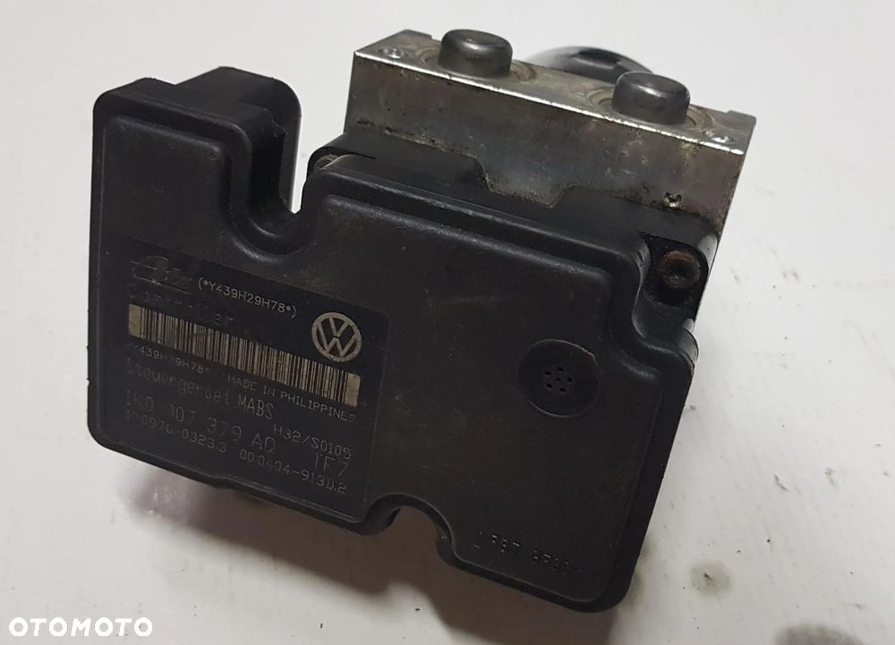STEROWNIK ABS 1K0907379AQ POMPA 1K0614117AJ VW AUDI SEAT SKODA - 1