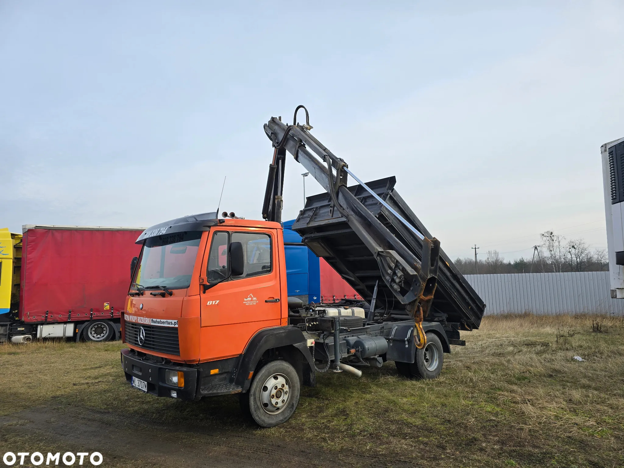 Mercedes-Benz 817K * Meiller Kipper * Hds Hiab * Mały przebieg * 100% Sprawny - 2