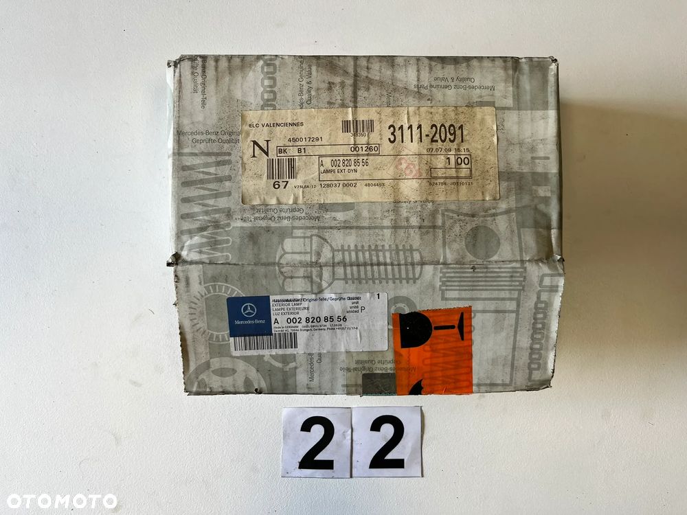 HALOGEN MERCEDES MP1 ACTROS  AXOR ATEGO A0028208556 - 3