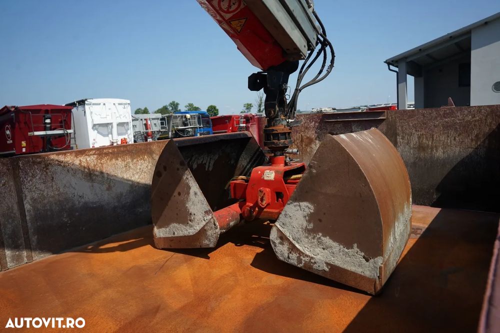 MAN TGM 18.340 / 4X2 / BASCĂLĂTOR 3 DIRECȚII / HIDRODOXIE LATERALĂ / BORDMATIC + HDS FASSI F165.0.22 / ROTATOR / GRAPER / TELECOMANDĂ / EURO - 24