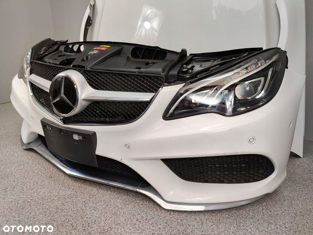 MERCEDES W207 LIFT AMG KOMPLETNY PRZÓD LAMPY ZDERZAK MASKA BŁOTNIKI - 4