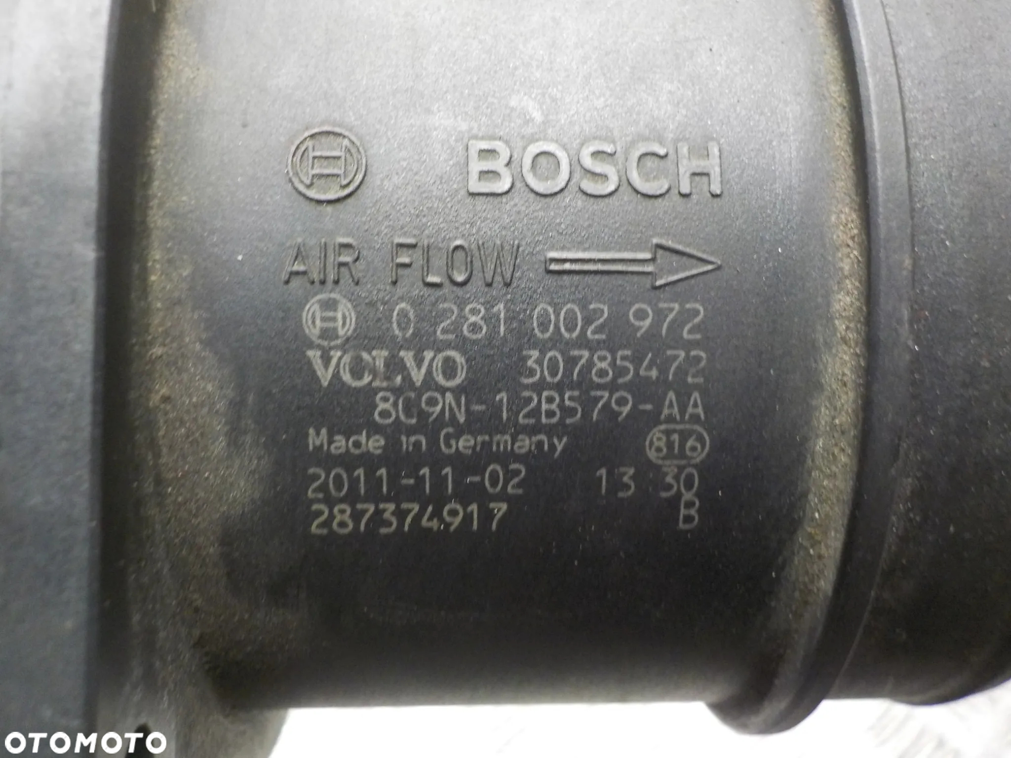 VOLVO XC60 2.4 D  PRZEPŁYWOMIERZ 0281002972 - 3