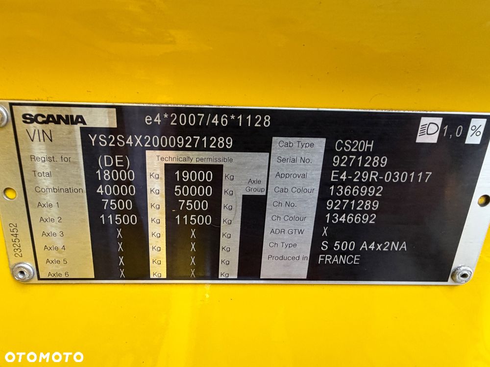 Scania Scania S500 z Niemiec kontrakt ASO Scania 2020 bez EGR - 37