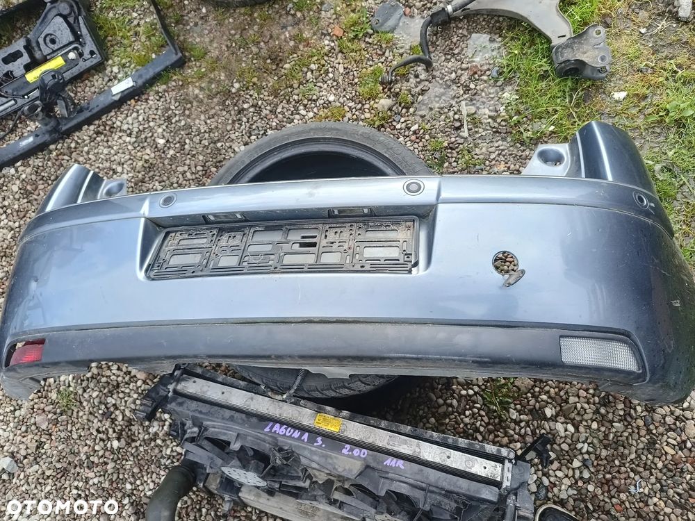 CITROEN C4 I 2006R ZDERZAK TYŁ TYLNY   SZARY EZW PDC Z CZUJNIKAMI PARKOWANIA - 1