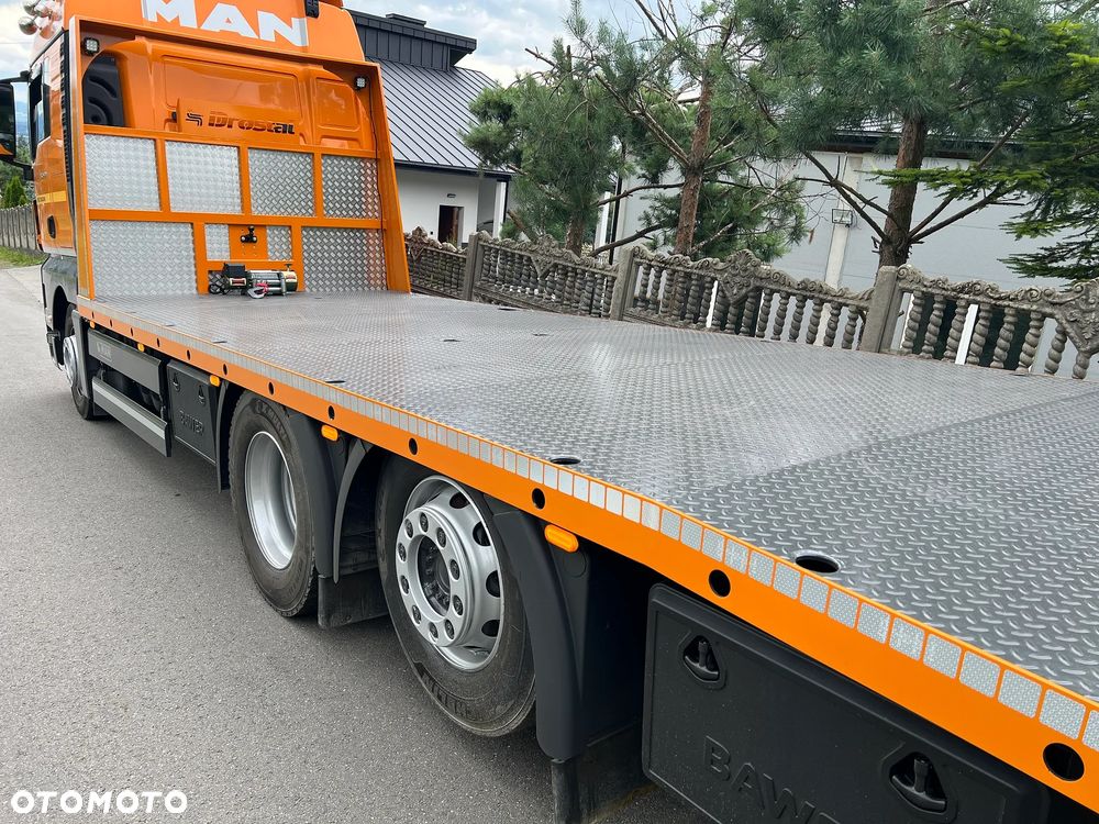 MAN TGX 26.500 | XLX | Euro 6 | 6x2 | INDIVIDUAL | Skrętna Oś | Nowa Zabudowa | Rampy Hydrauliczne | Autolaweta 8,20m | Pomoc Drogowa | Najazd | z Niemiec | STAN PERFEKCYJNY | Tylko 587 tys km | - 21