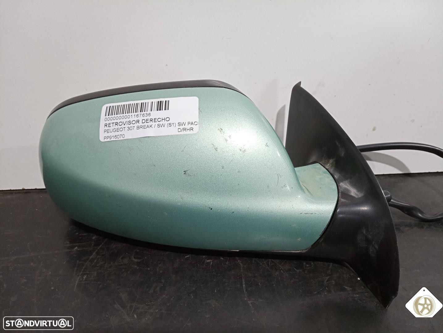 ESPELHO RETROVISOR DIREITO PEUGEOT 307 BREAK 2004 - 1