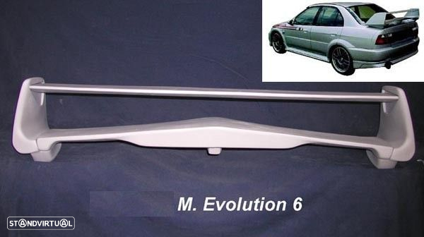 Aileron / lip / spoiler traseiro Universal Tipo Mitsubishi Lancer Evolution 6 - 2