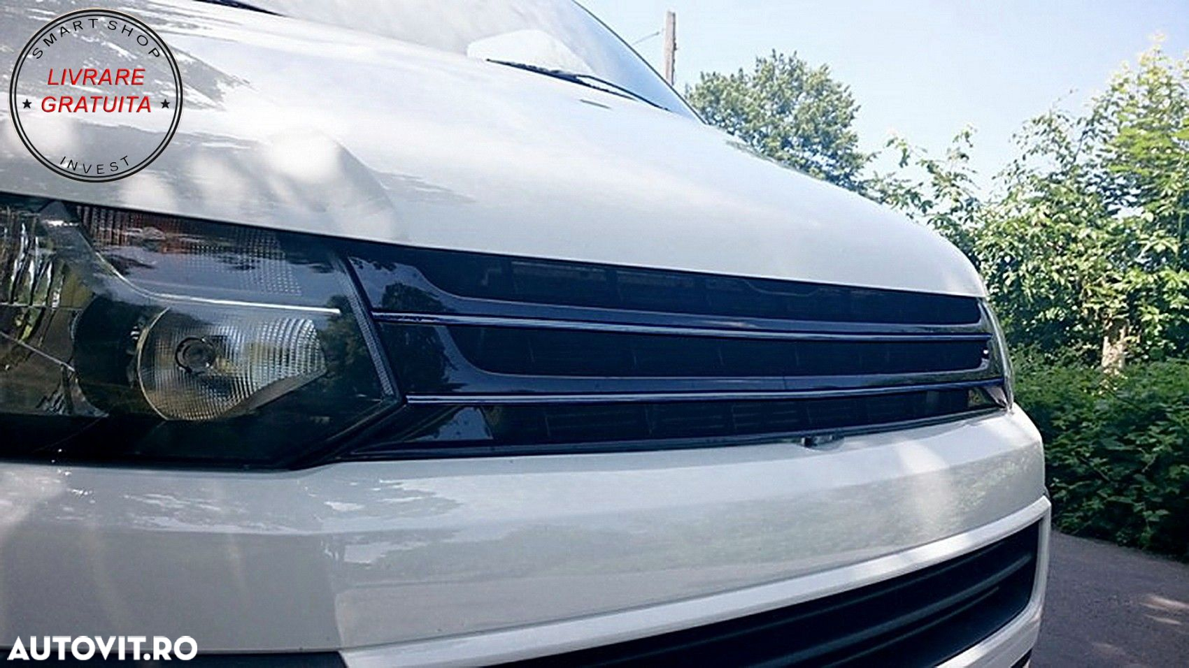 Grila Centrala fara emblema VW T5.1 Facelift Transporter (2010-2015)- livrare gratuita - 7