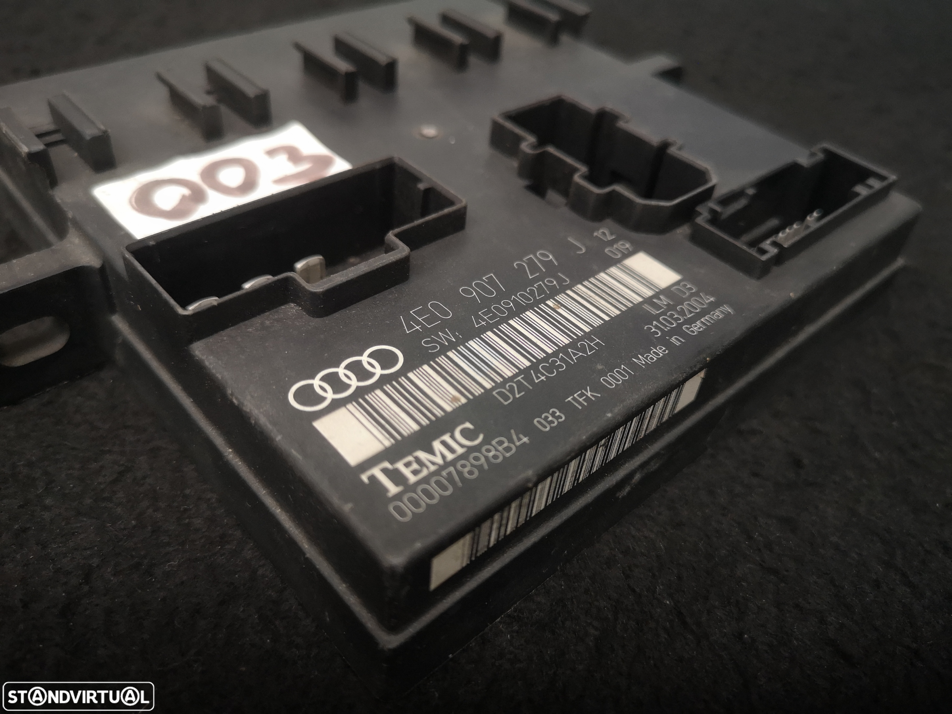 Centralina modulo  confort Audi a8 d3 4e0 2003-2009 (3x no estoque) - 2
