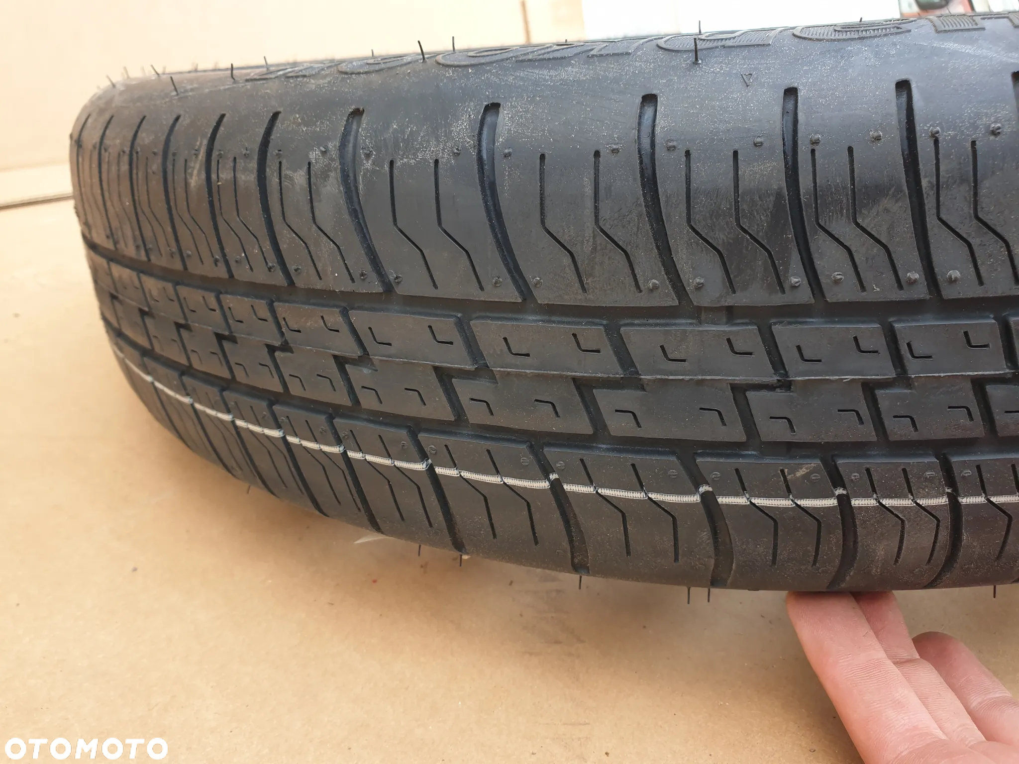 VW SKODA SEAT 5X112  AUDI A6  C7 A7 A5 4G DOJAZDÓWKA ZAPAS KOŁO ZAPASOWE CIENKIE CIENKI DOJAZD R20 4G0601027E T 145/60 R20 NOWE ! - 9