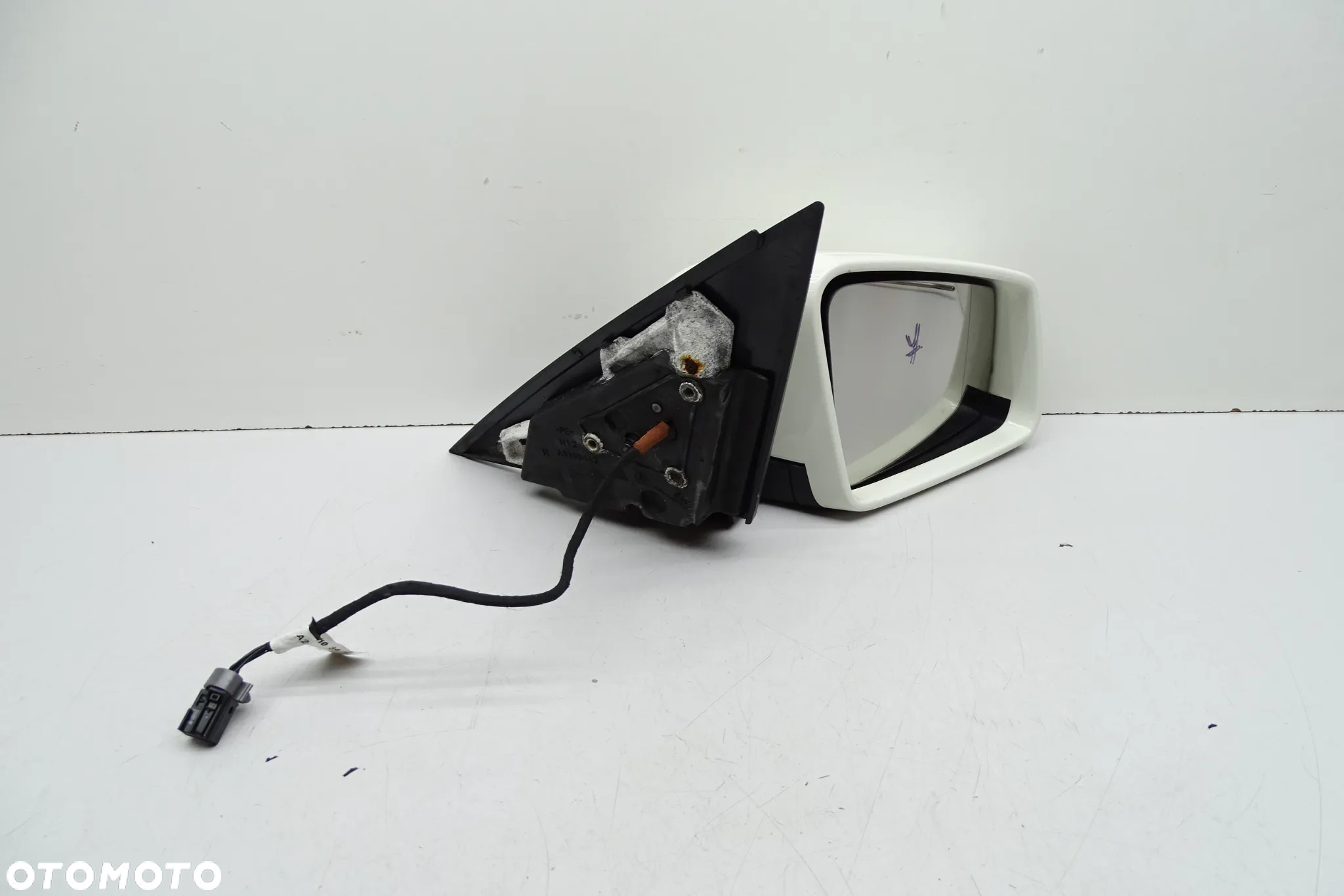 Mercedes C Klasa W204 LIFT Lusterko prawe 7 PIN C650 - 4