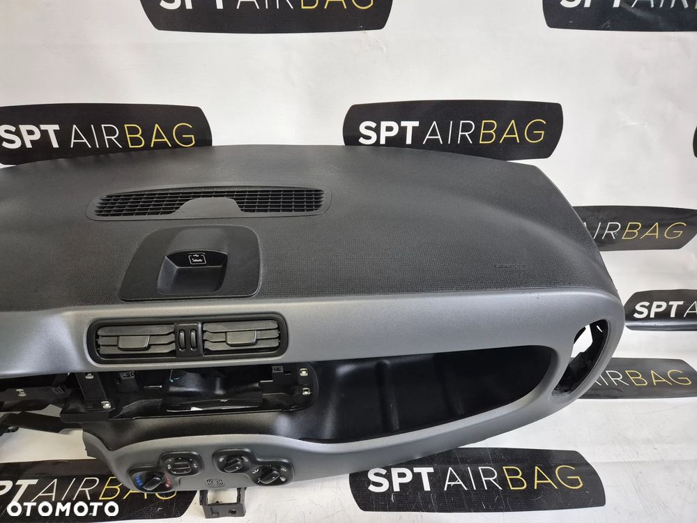 FIAT PANDA DESKA ROZDZIELCZA KONSOLA KOKPIT PULPIT PODUSZKI AIRBAG AIR BAG PASY KIT SET - 4