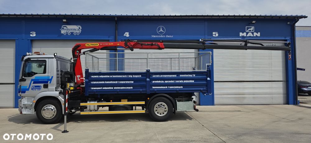 MAN TGM 18.320 WYWROTKA+HDS PALFINGER PK 12.501 SLD sterowanie radiowe 1t/10m - 16