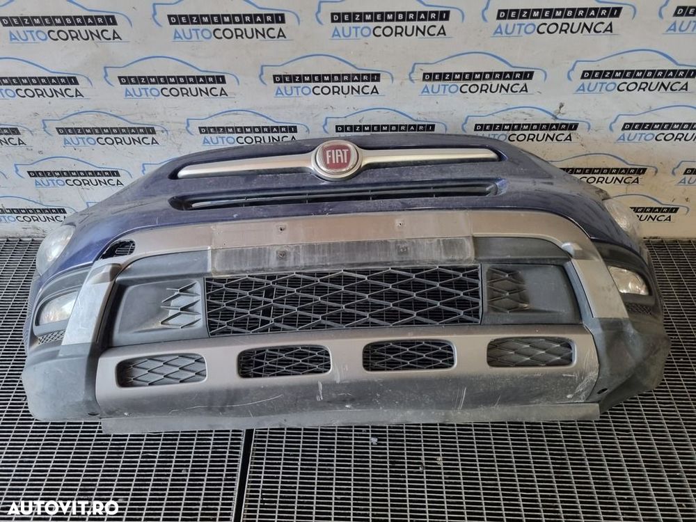 Bara fata Fiat 500X Cross 2014 - 2018 ALBASTRU (1073) model fara spalatoare far - 1
