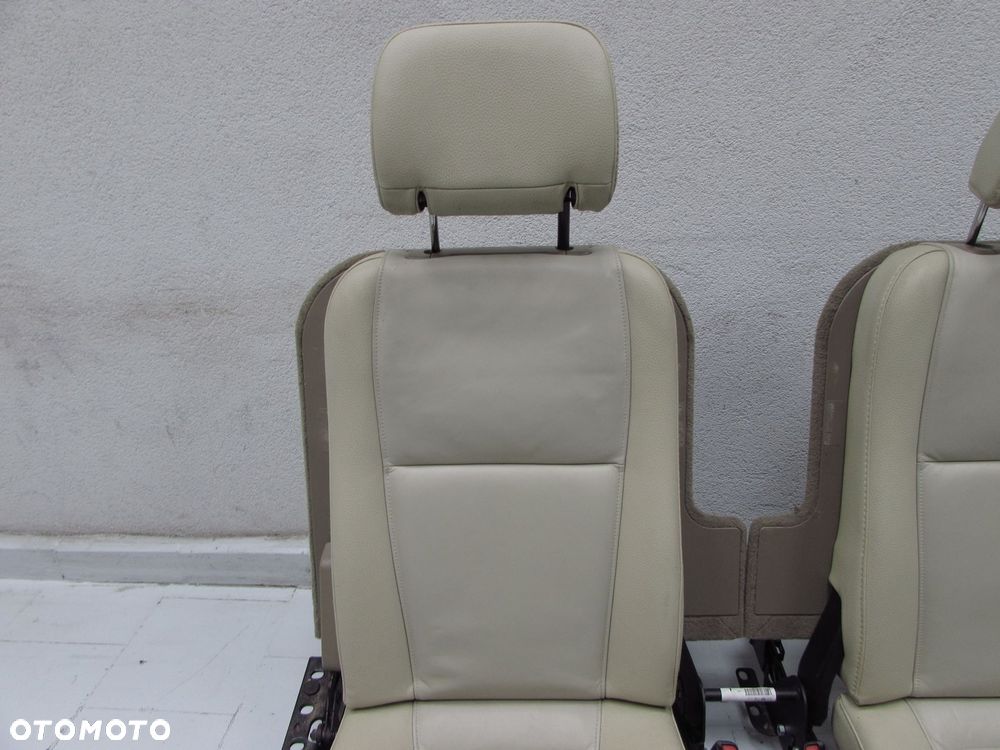 VOLVO XC90 02-14 FOTEL SIEDZENIE SKORA JASNA 7 OSOB KPL UK - 4