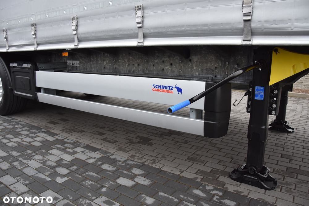 Schmitz Cargobull FIRANKA / STANDARD / COILMULDA / ALU-FELGI / DACH PODNOSZONY 21/22r REJ. / PLANDEKA WZMACNIANA OE SCHMITZ / OŚ PODNOSZONA  !!! JAK NOWA !!! - 8