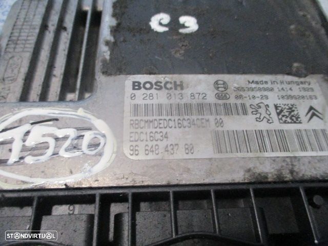 Centralina 0281013872  9664843780   PEUGEOT 207 SW 2009 1.6HDI 90CV 5P VERDE BOSCH - 5