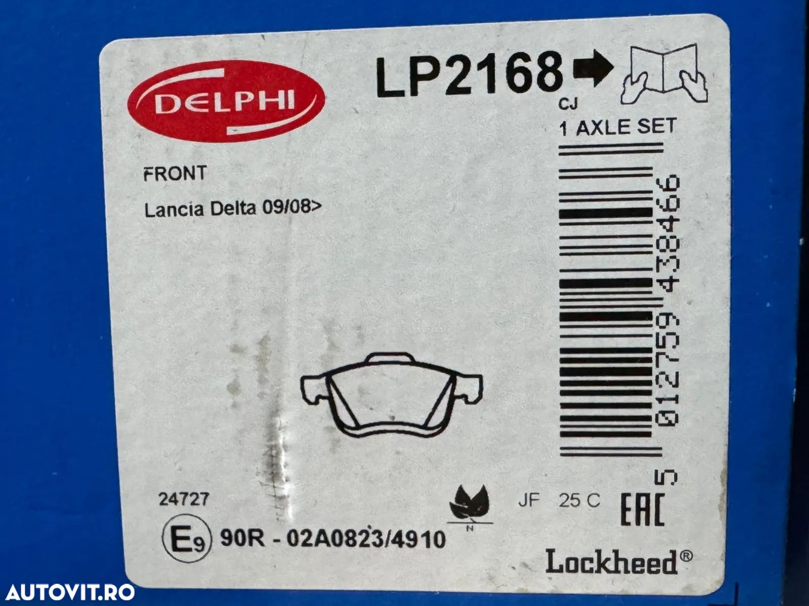 LP2168 | Set Placuta Frana | Opel Combo - 1