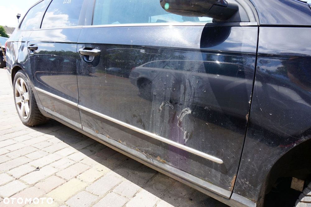 DRZWI PRZEDNIE PRAWE PASSAT B6 KOMBI LC9X  CZARNY VOLKSWAGEN 2005-2010 - 4