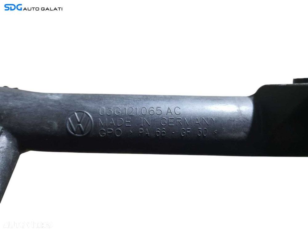 Furtun Conducta Cuplaj Apa Lichid Racire Motor Volkswagen Passat B6 1.9 2.0 TDI 2005 - 2010 Cod 03G121065AC [N2195] - 8