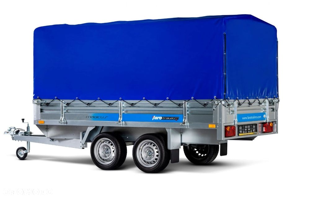 Faro Faro Przyczepa Magicus, platforma dł. 263x150, dł. 300cm, dł. 330cm typ transporter, zdejmowane burty - 15