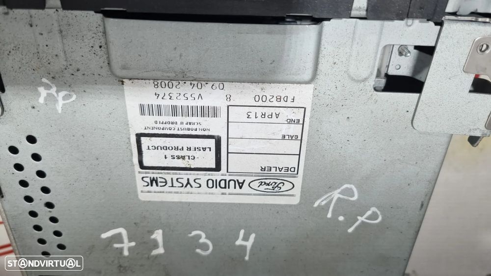 Auto Rádio Ford Fiesta 5 V FDB200 Original - 3