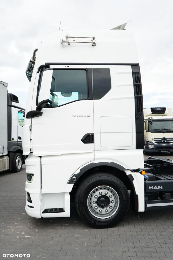 MAN TGX / 26.510 / GX / ACC / E 6 / RETARDER / BDF / OŚ SKRĘTNA / 7,15 M , 7,45 M - 18