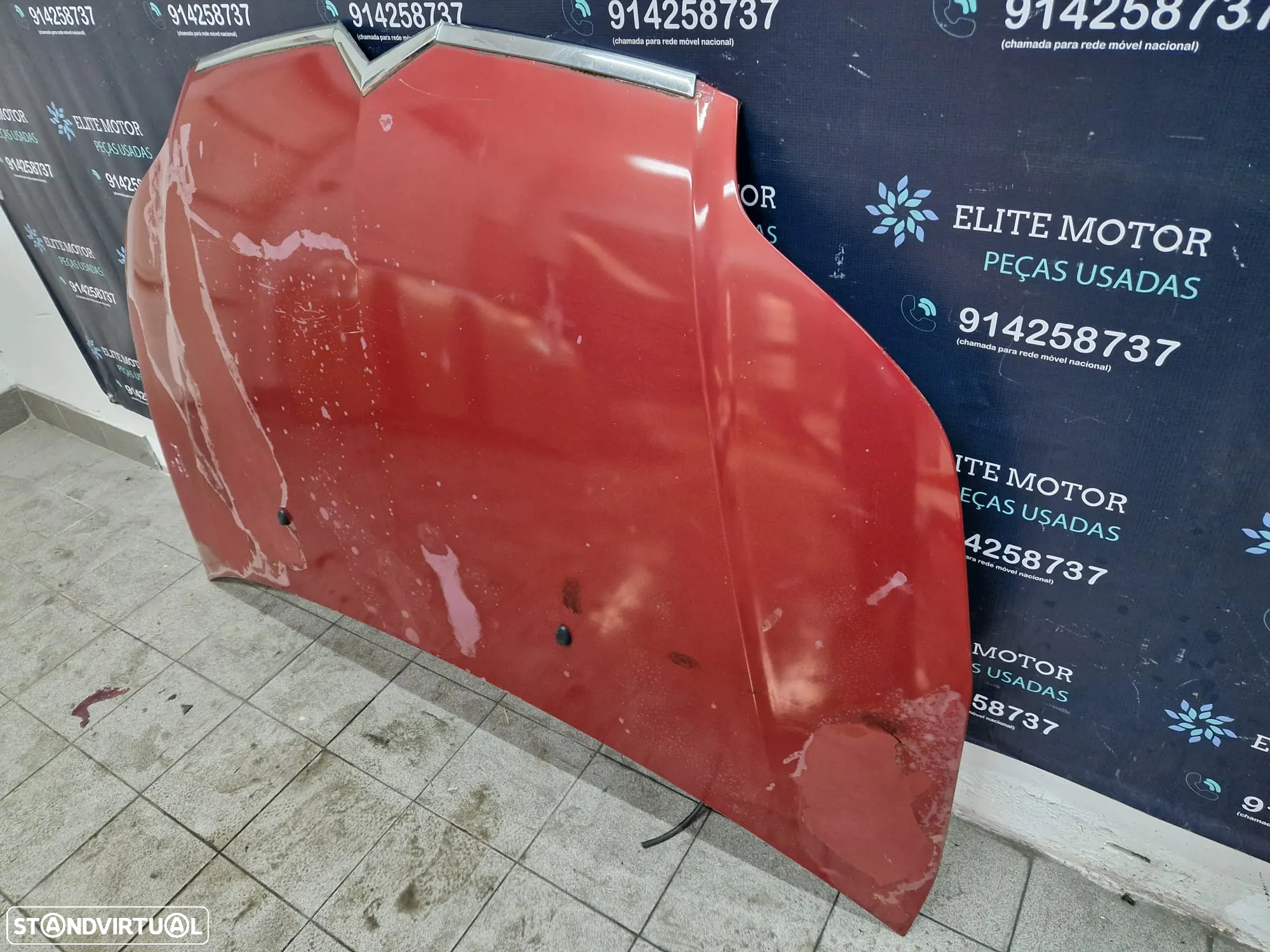 Capot usado CITROEN C4 vermelho - 2
