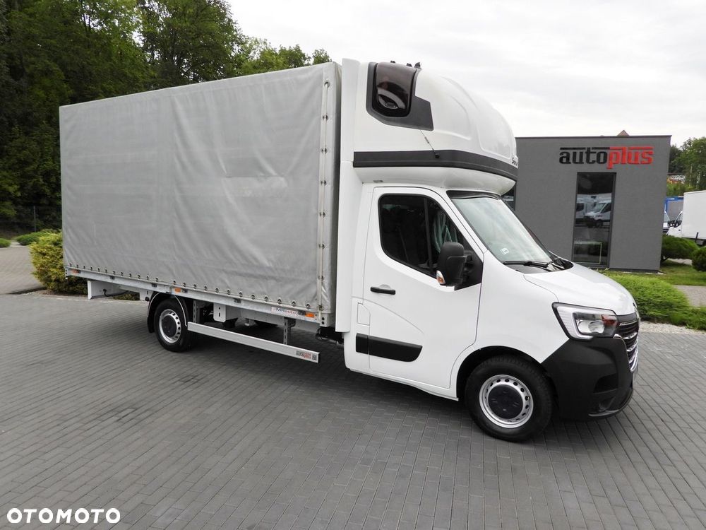 Renault MASTER PLANDEKA 10 PALET WEBASTO TEMPOMAT LEDY PNEUMATYKA KLIMATYZACJA  165KM - 2