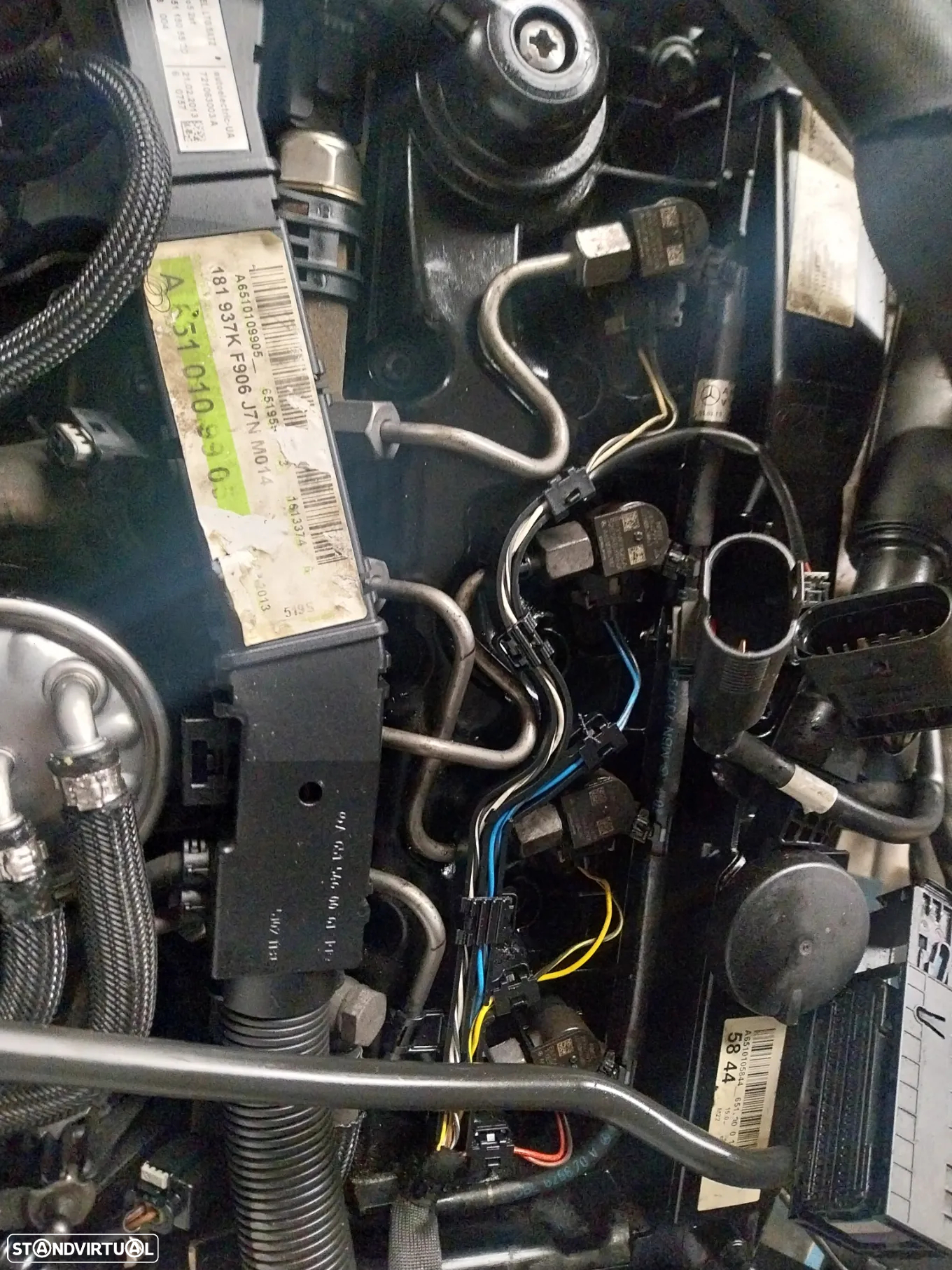 Motor Mercedes sprinter 313 cdi ano 2013 Ref: 651 955 - 3