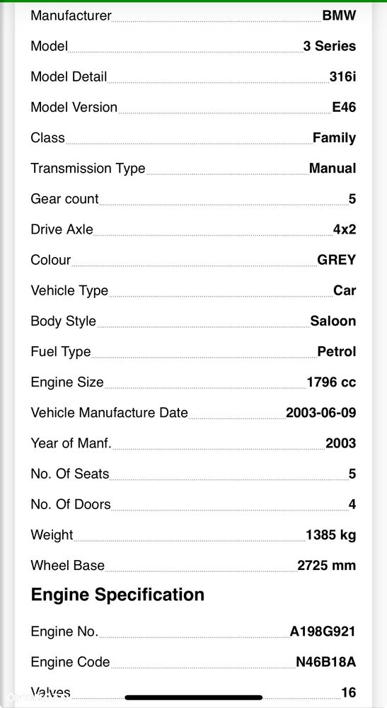 Silnik BMW 3 E46 01-07r. 1.8 B Valvetronic N46B18A - 14