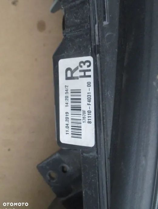 TOYOTA C-HR CHR HYBRID BELKA CHŁODNICE NADKOLE PAS PRZEDNI - 6