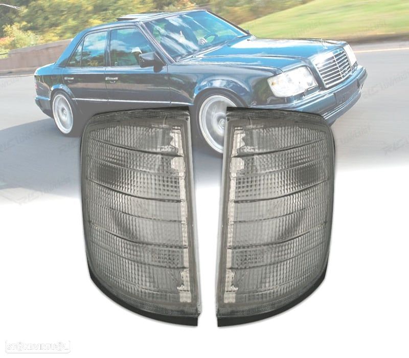 PISCAS FRONTAIS ESCURECIDOS MERCEDES W124 84-95 BERLINA COUPE - 1