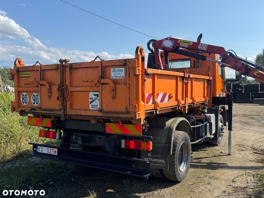 Iveco Eurocargo 120E18 wywrotka HDS HMF łyżka chwytak - 4