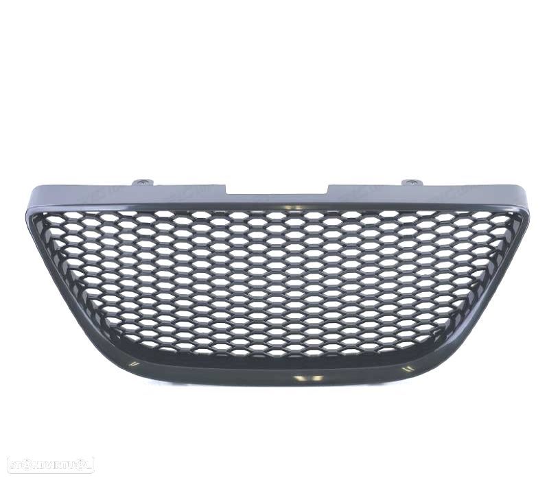 GRELHA FRONTAL SEM SÍMBOLO SEAT IBIZA 08-12 PRETO - 3